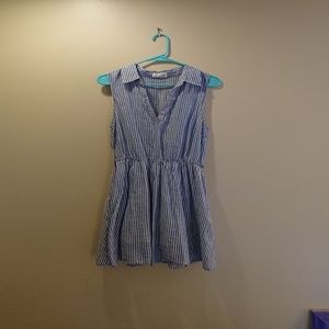 Love Tree- Blue Stripe Dress